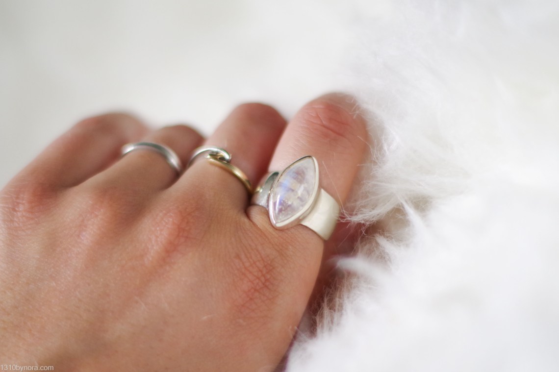 New, Moonstone magic Ring Aurora, 1310bynora, fashion, style, Jewelry